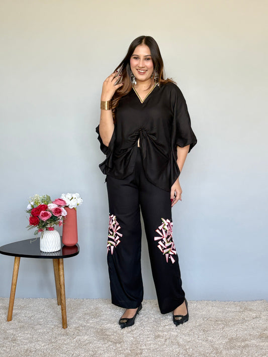 Chic Black Cord Set